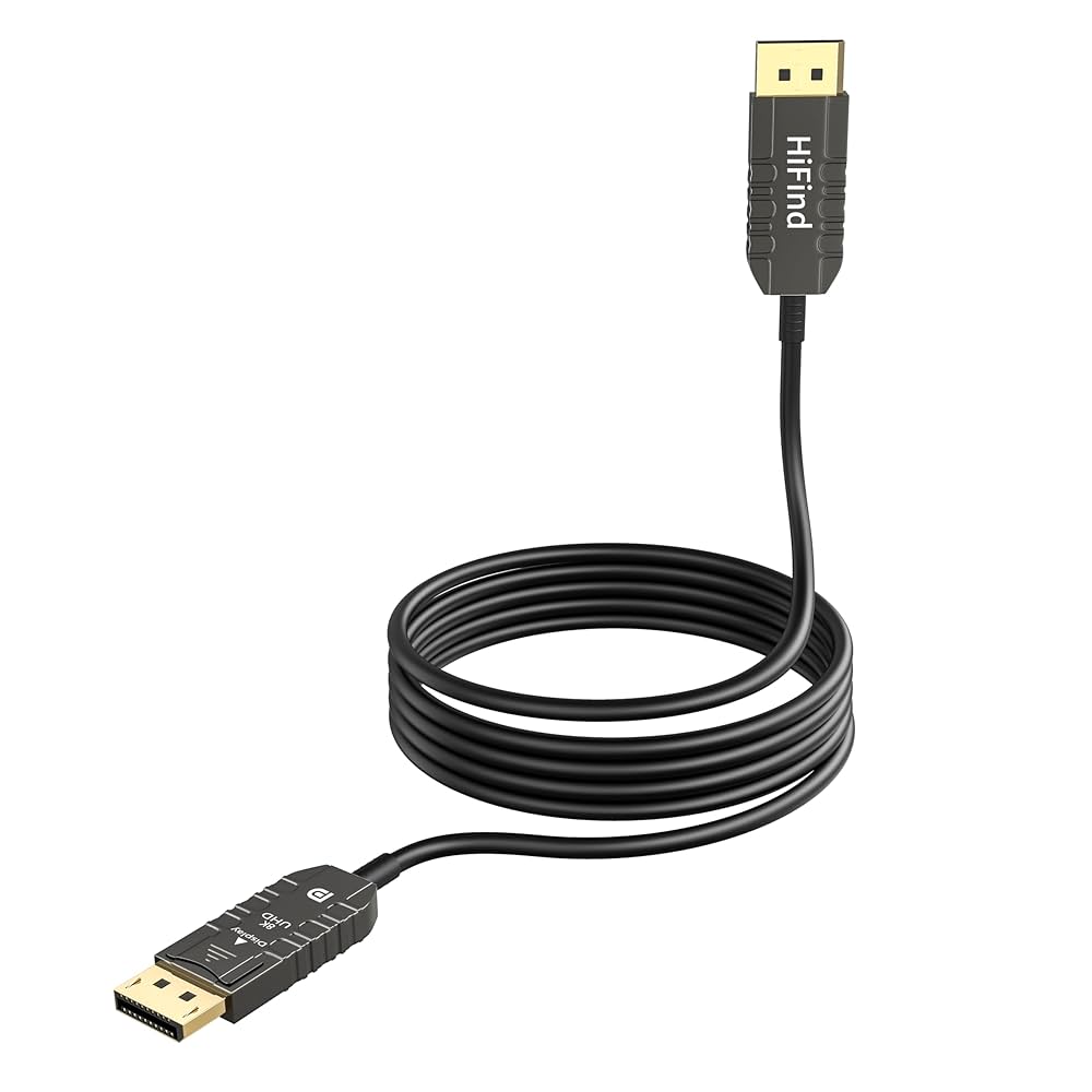 DisplayPortケーブル 8K 光ファイバーケーブル 15m Amazon.co.jp: Thzzhnno 4K 8K DisplayPort 光ファイバー